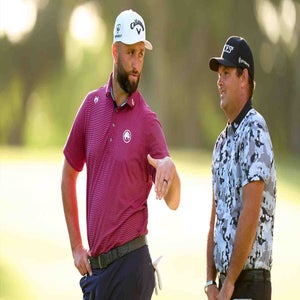 Jon Rahm and Patrick Reed talk at LIV Golf Andalucia