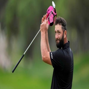 Jon Rahm reacts during the Spanish Open