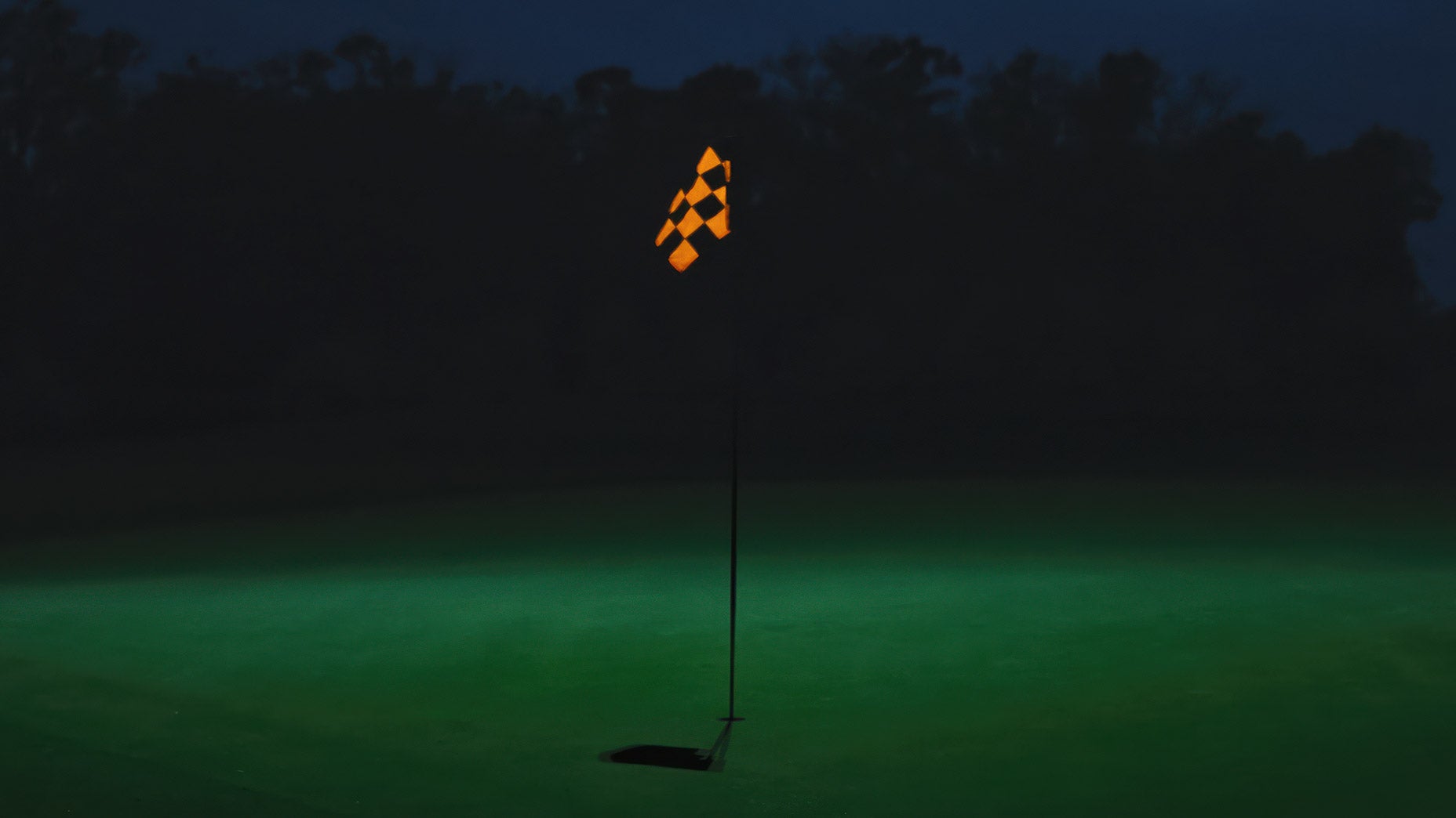 a flag for mclaren golf