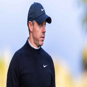 Rory McIlroy of Northern Ireland looks on at the second hole during the final round of the AT&T Pebble Beach Pro-Am 2026