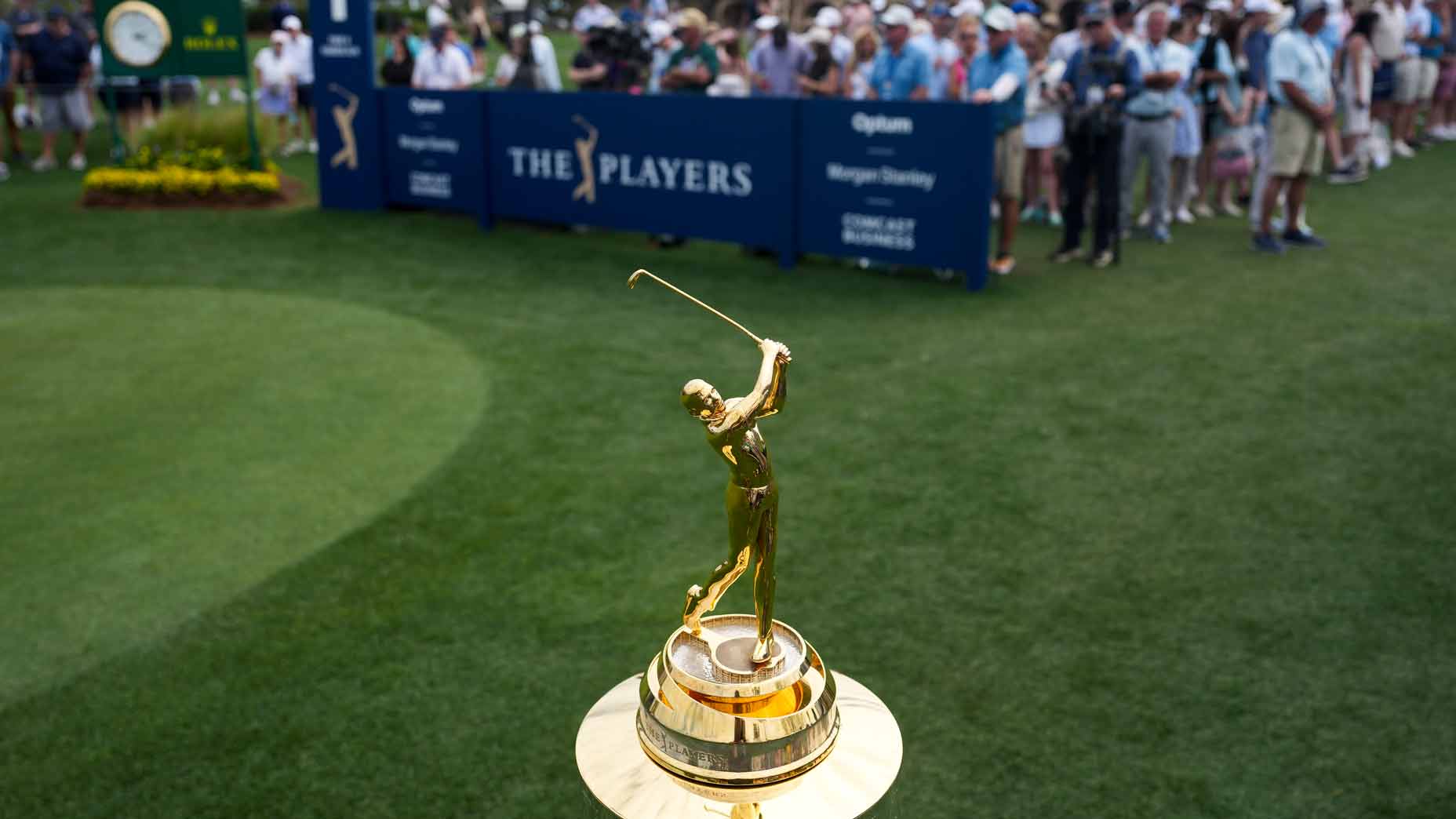 Winner's trophy pictured at TPC Sawgrass: 2026 Players Championship purse, payout breakdown