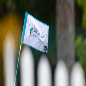 2026 Valspar Championship flag during the tournament at Innisbrook.