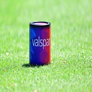 2026 Valspar Championship tee marker marker is seen at Innisbrook Resort.