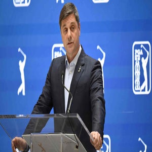 Brian Rolapp on Wednesday at the Players