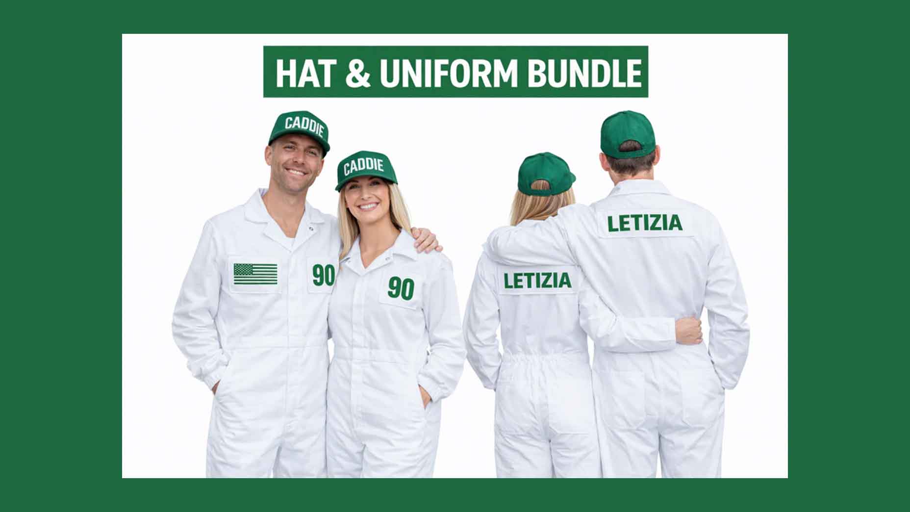 Time to buy your caddy jumpsuit — now available in bulk! Time to buy your caddy jumpsuit — now available in bulk!