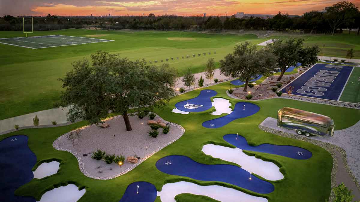 cowboys golf club practice range