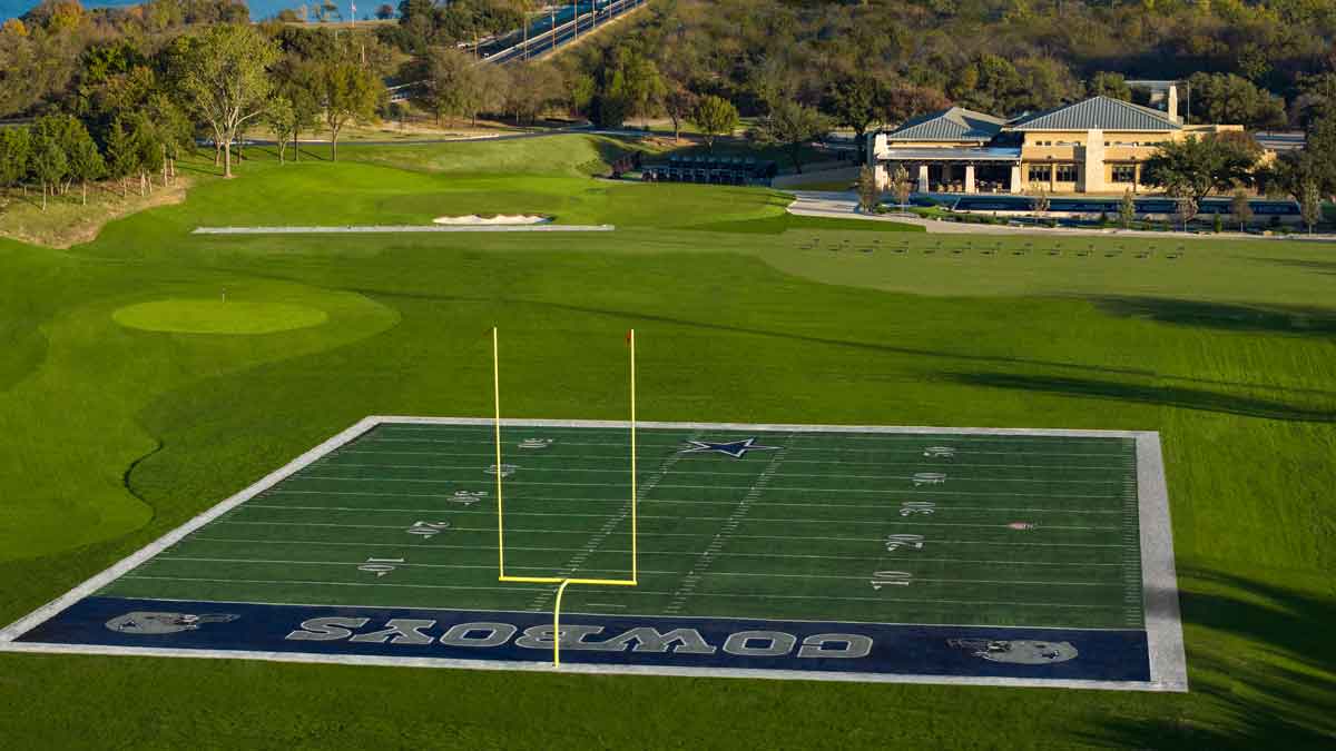 cowboys golf club practice range
