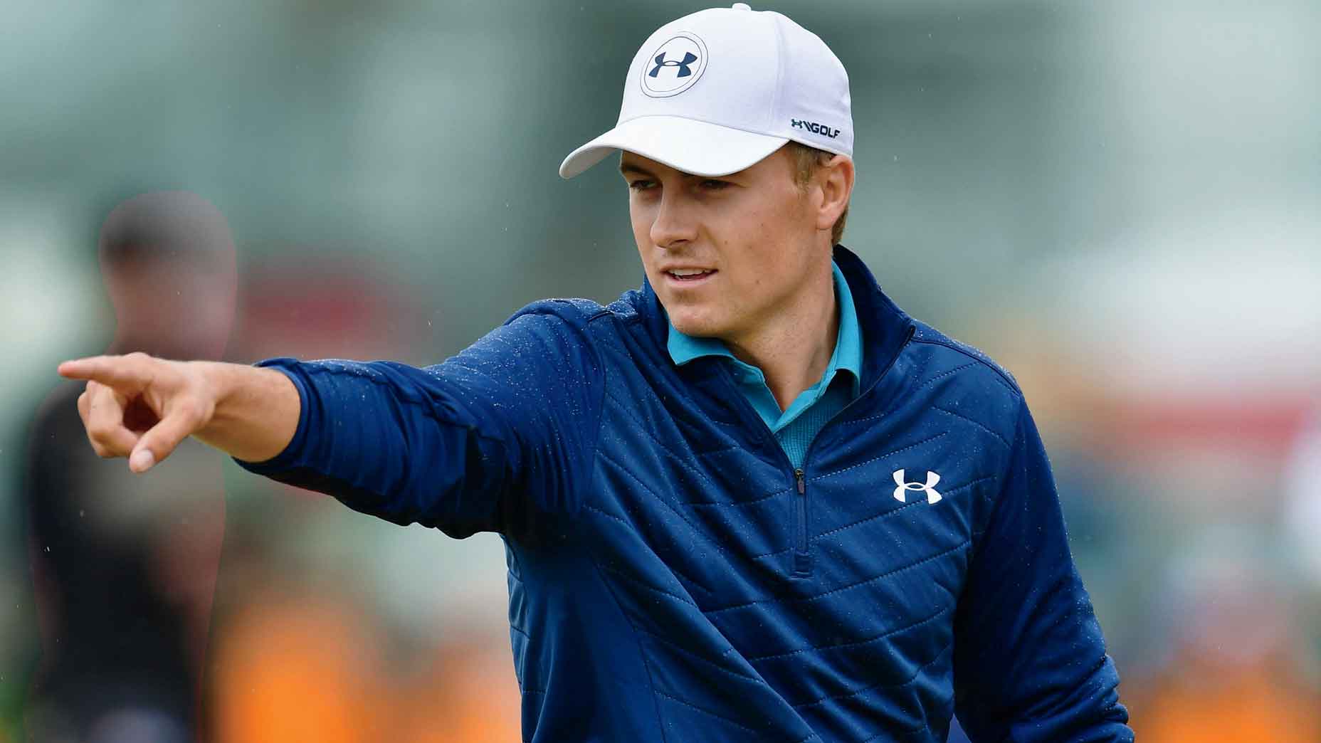 The “Go get that” moment at the ’17 Open, the last of Spieth’s three major wins.