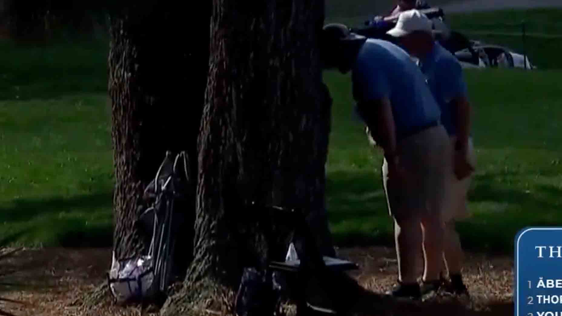‘Have you ever seen this?’ Rules needed after Tour pro’s ball falls in hole ‘Have you ever seen this?’ Rules needed after Tour pro’s ball falls in hole