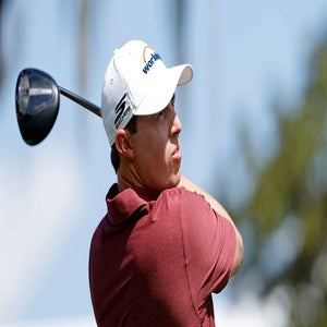 Matt Fitzpatrick of England hits a drive at the 15th hole during the final round of the Arnold Palmer Invitational presented by Mastercard 2026 at Arnold Palmer Bay Hill Golf Course on March 08, 2026 in Orlando, Florida. (Photo by Joe Robbins/Icon Sportswire via Getty Images)