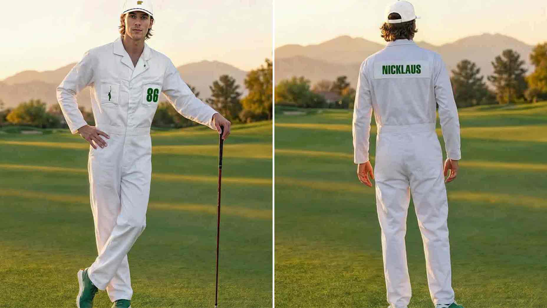 Nicklaus limited-edition jumpsuit available at Fairway Jockey