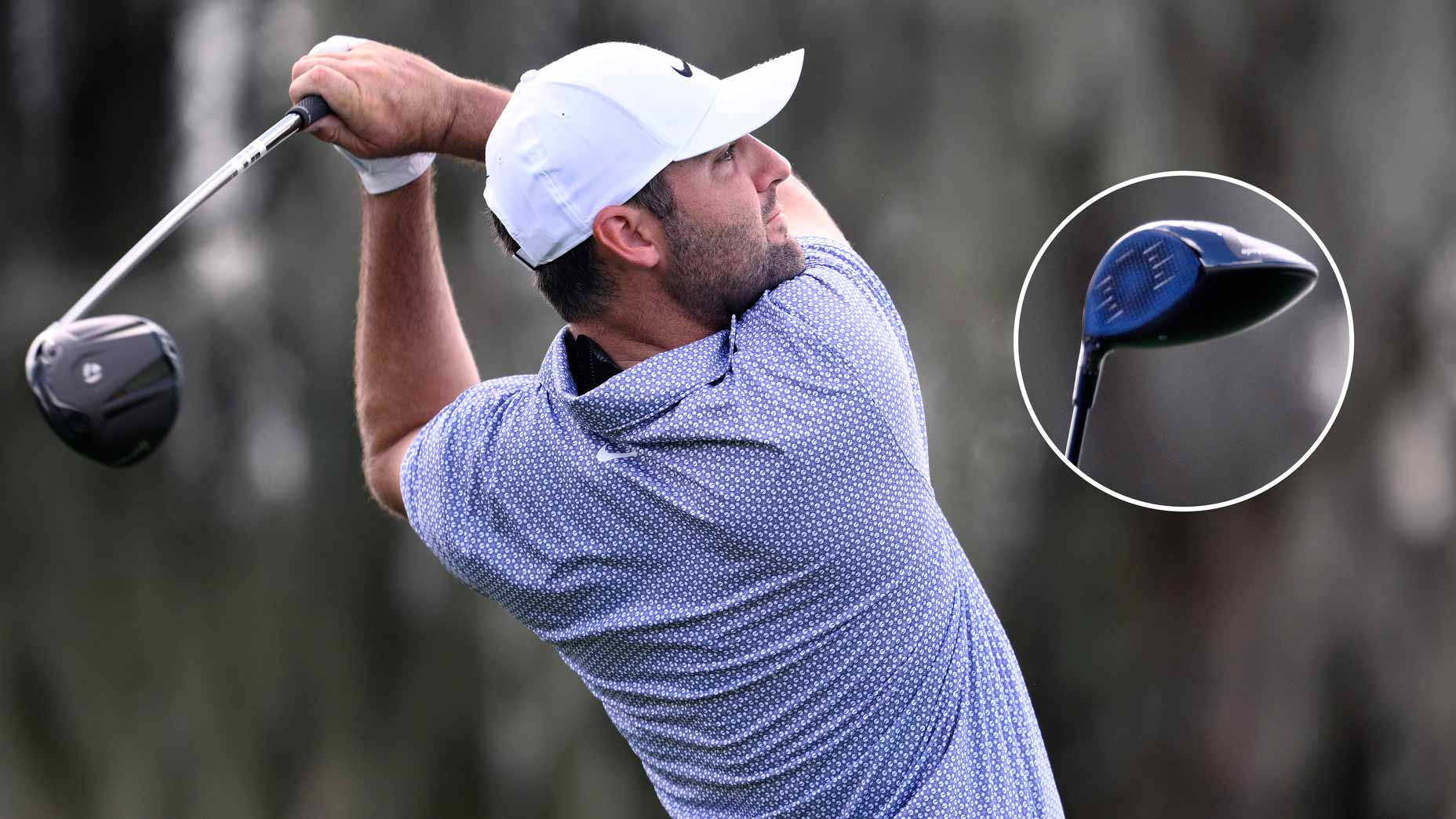 Scottie Scheffler of the United States plays his shot from the sixth tee during the first round of the Arnold Palmer Invitational presented by Mastercard 2026 at Arnold Palmer Bay Hill Golf Course on March 05, 2026 in Orlando, Florida.