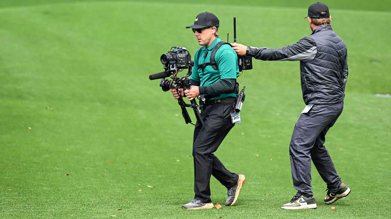 cameraman at augusta national