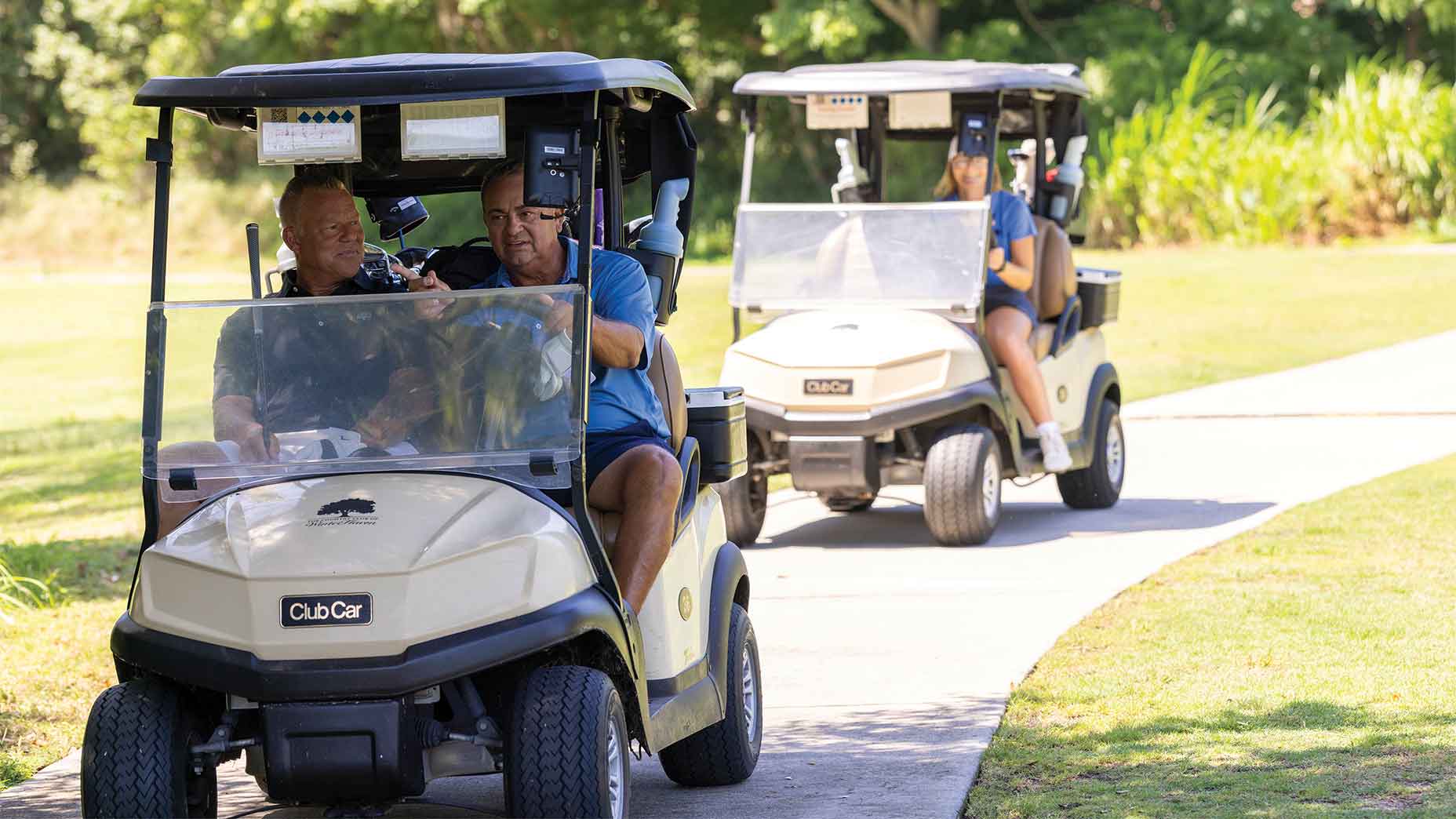 Are you practicing basic golf-cart etiquette?