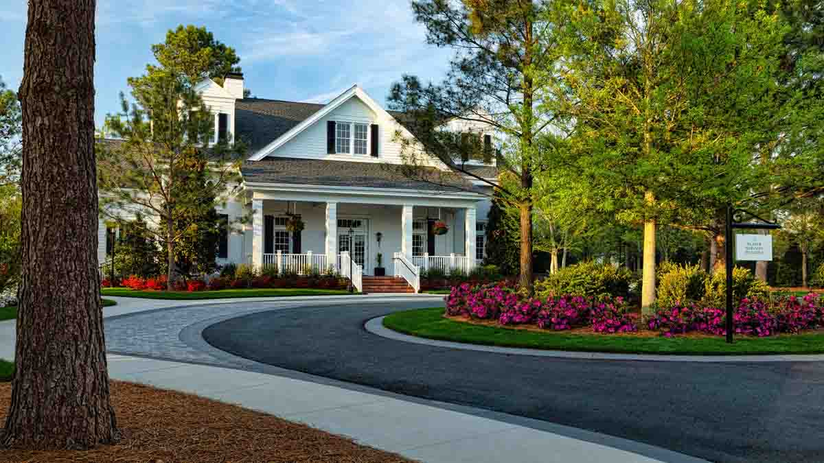 Augusta National's Player Services Building