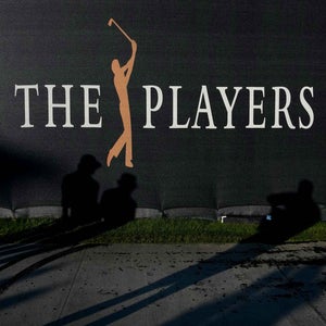 2026 Players Championship logo seen on sign at TPC Sawgrass in Ponte Vedra Beach, Fla.