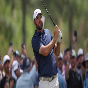 2026 Texas Children's Houston Open odds: Scottie Scheffler hits shot at TPC Sawgrass.
