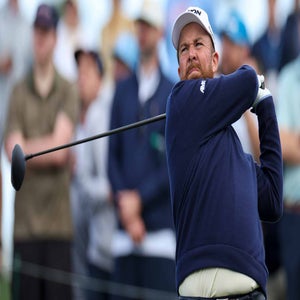 Shane Lowry plays a tee shot at the Players Championship: 2026 Texas Children's Houston Open Friday tee times.