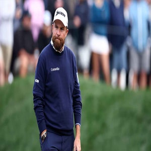 Shane Lowry looks on during the Players Championship