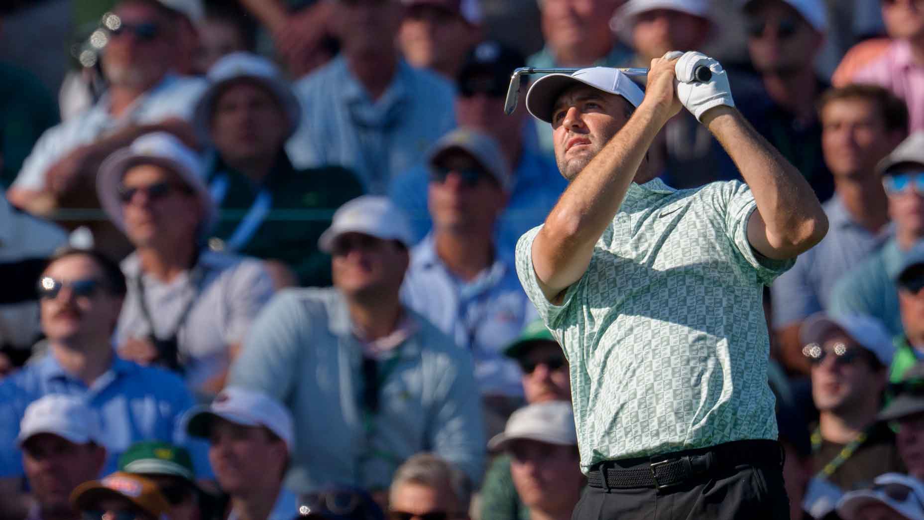 2026 Masters live updates: Scottie Scheffler hits shot at Augusta National