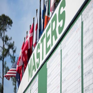 2026 Masters Live Updates: Augusta National leaderboard seen on course