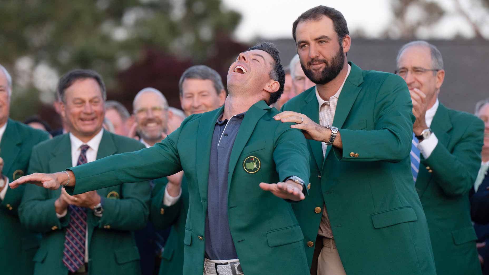 2026 Masters odds: Scottie Scheffler puts Masters green jacket on Rory McIlroy.