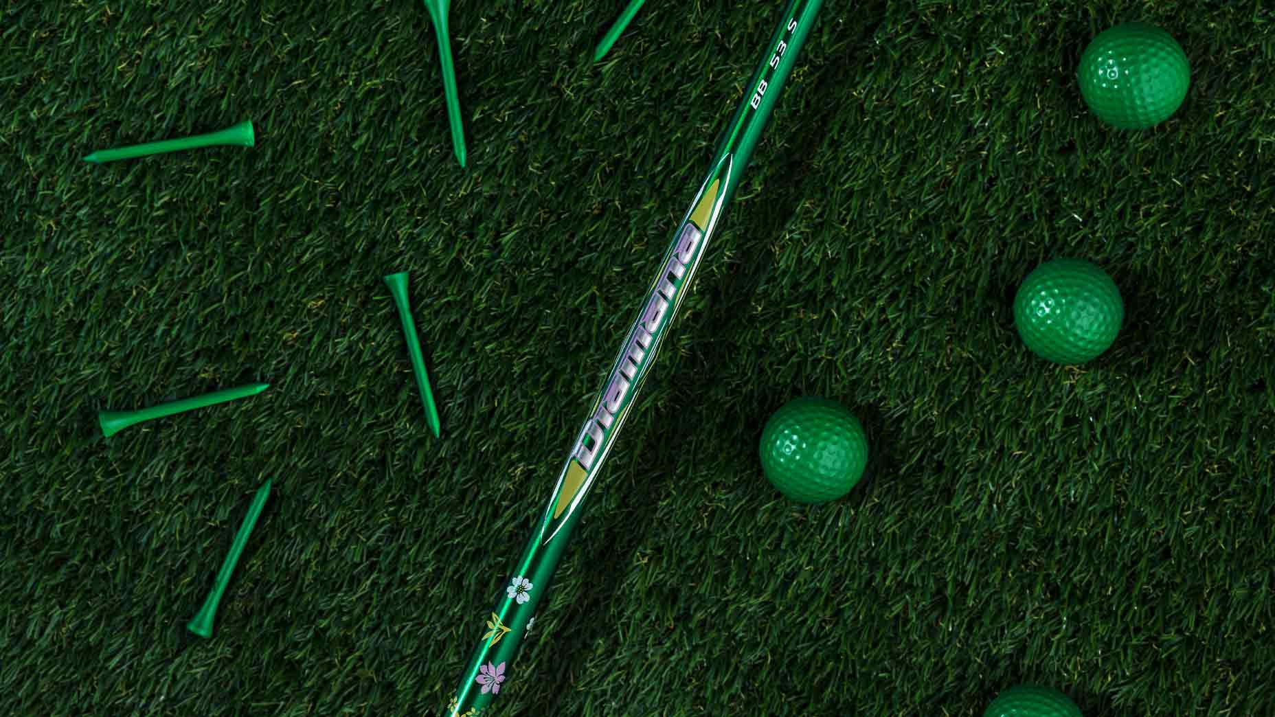 This limited-edition Mitusbishi shaft pays homage to Augusta National This limited-edition Mitusbishi shaft pays homage to Augusta National