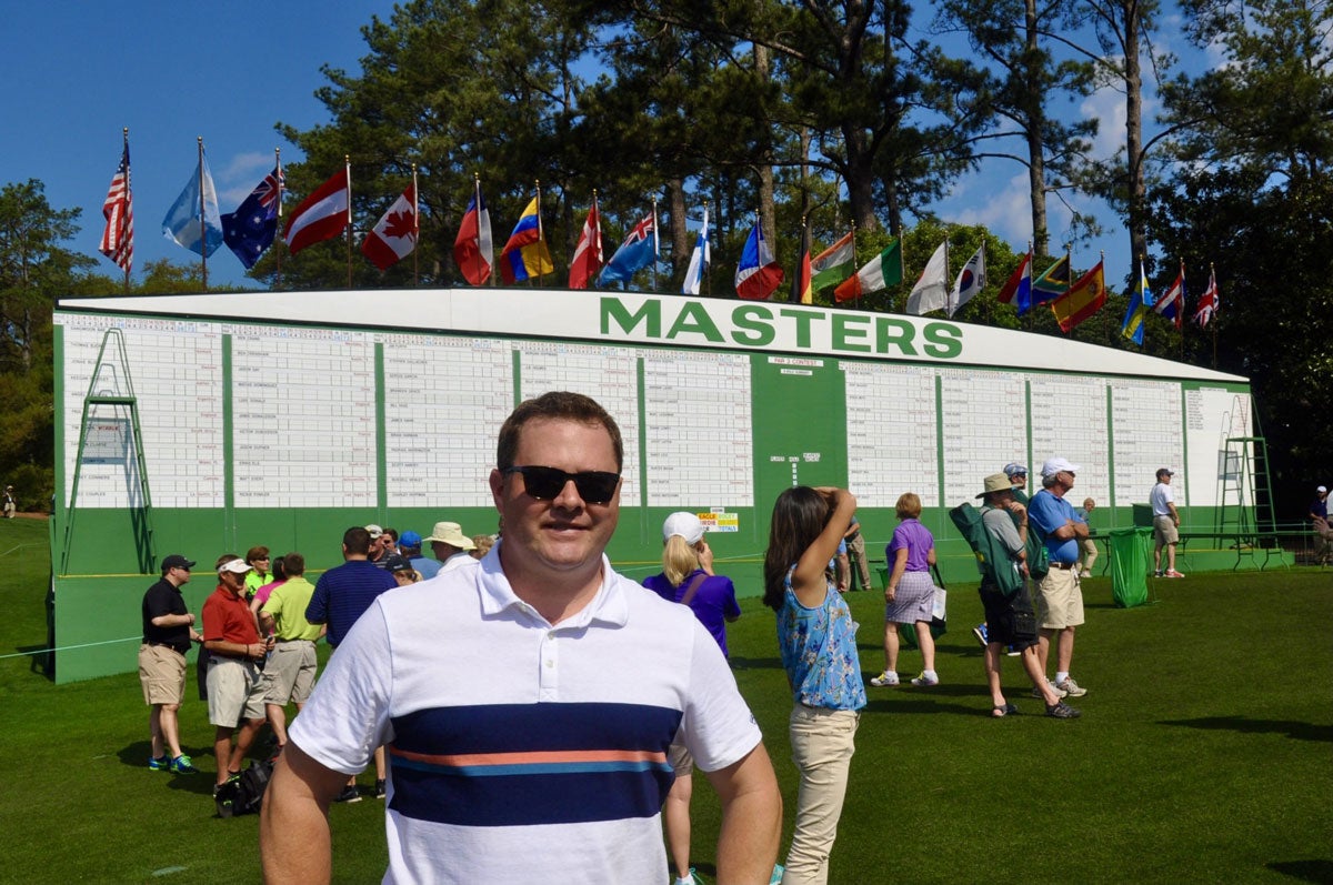 Erich Geisler at the Masters.
