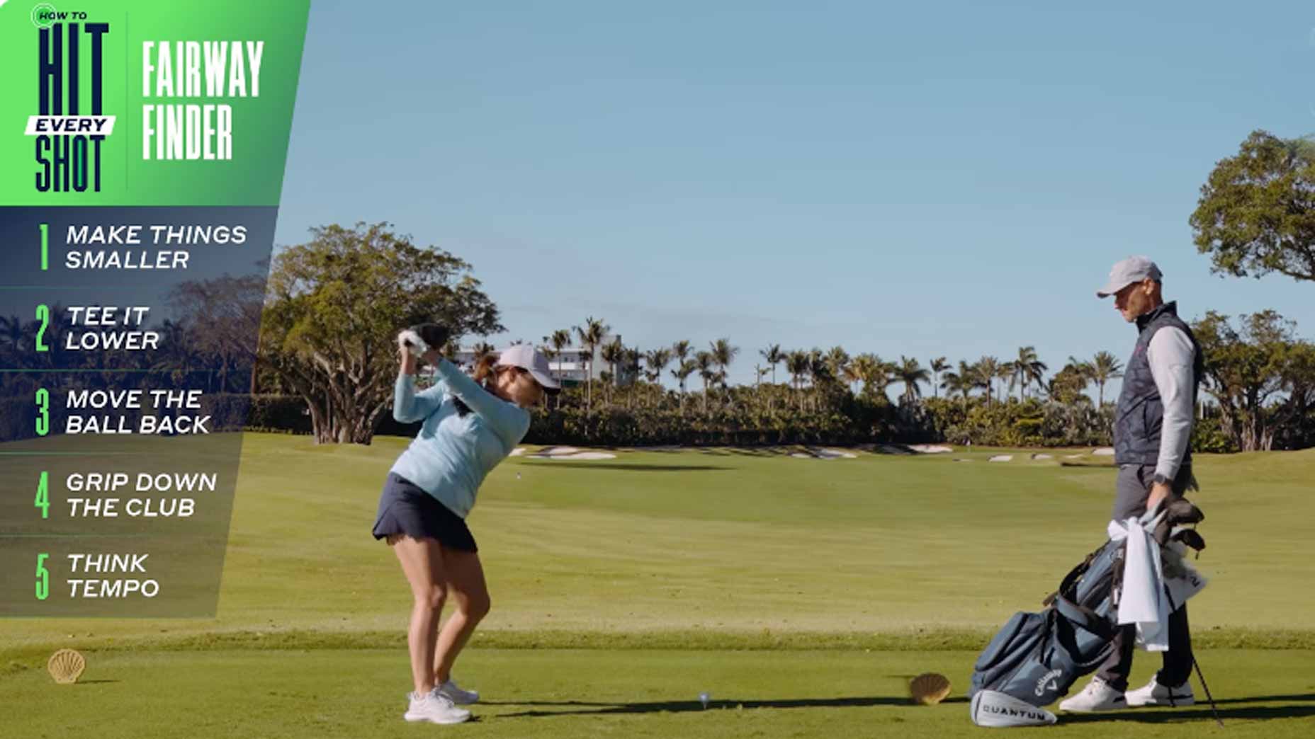 David Armitage explains how to hit a fairway-finder drive