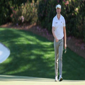 Harry Hall pictured during the 2026 Masters