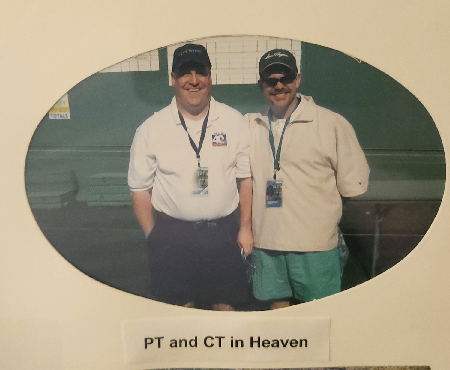 Pete and Chris Thompson at the 2006 Masters.
