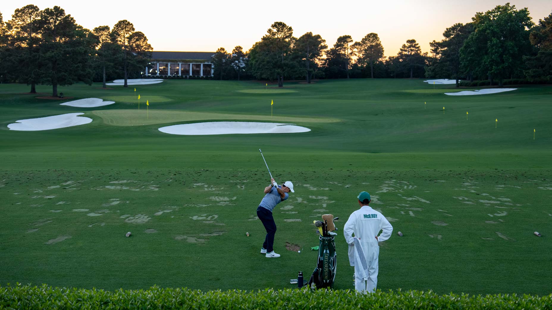 Rory McIlroy on Saturday night at the Masters