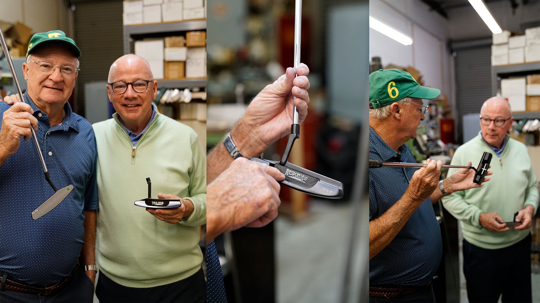 Sean Toulon and Clay Long in workshop