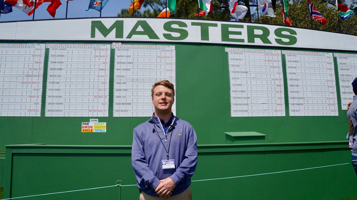 Carter Wells at the 2019 Masters.