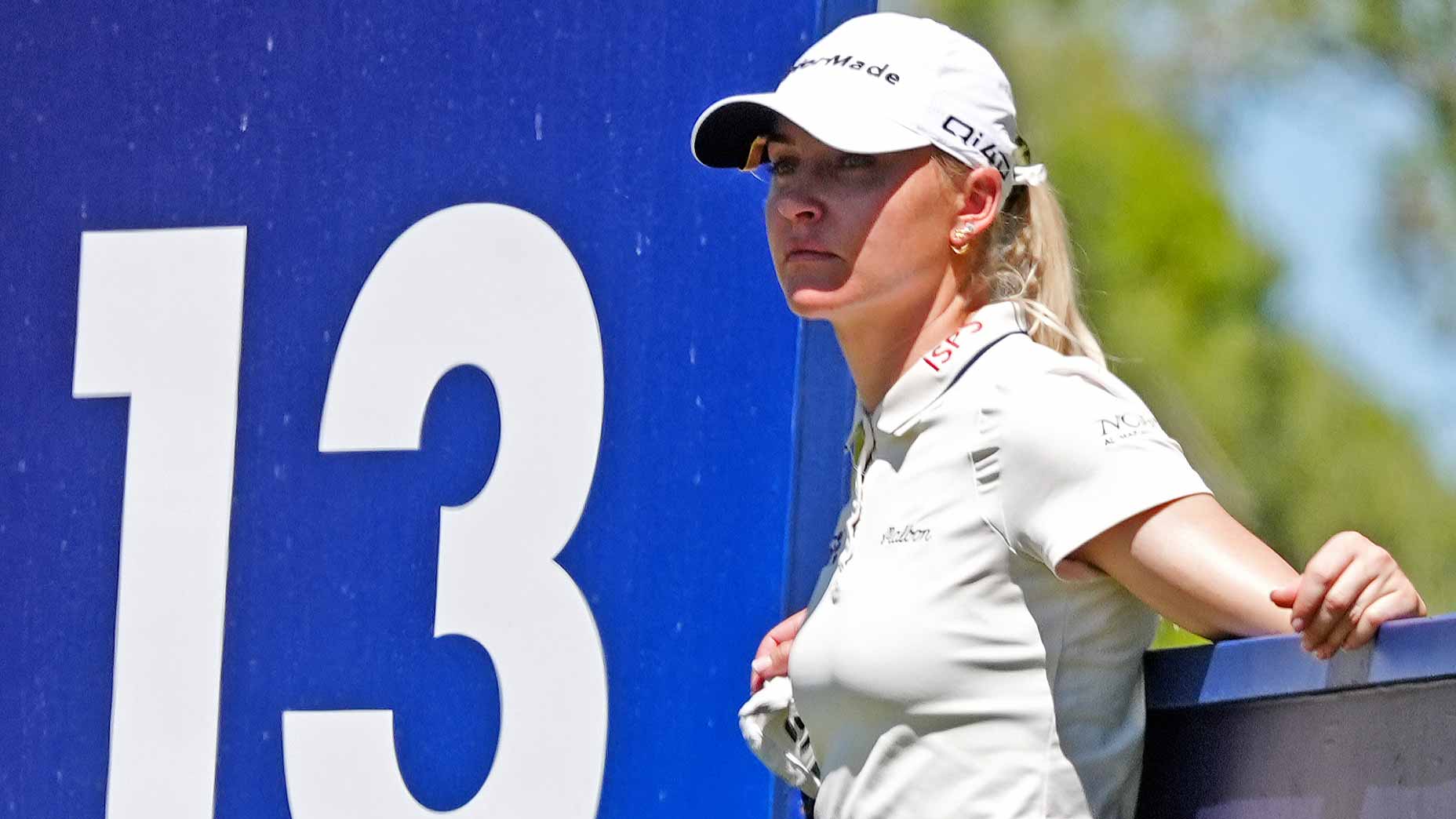 LPGA star Chalrey Hull pictured at Aramco Championship. Hull spoke to media at 2026 Chevron Championship.
