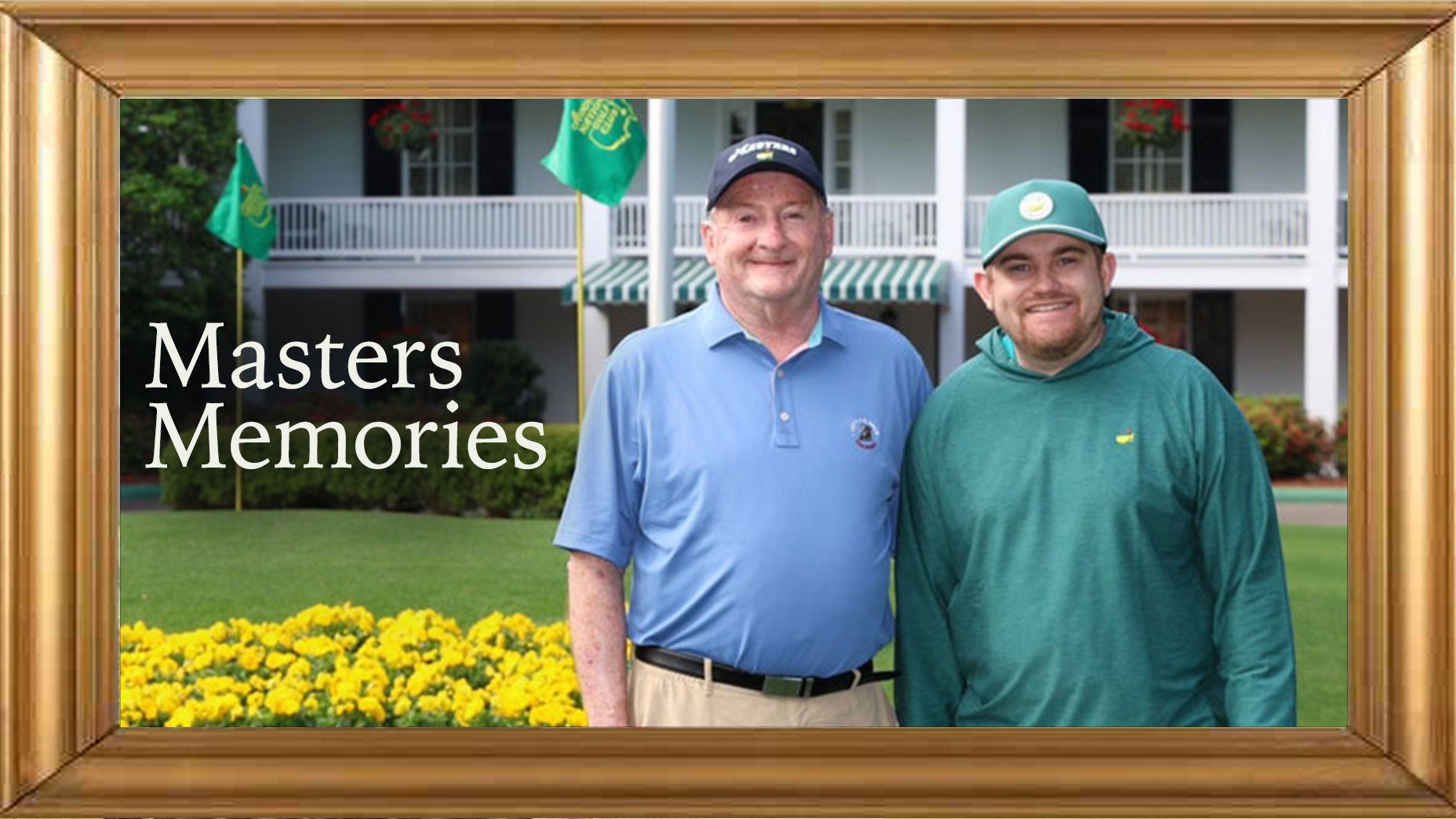 Cody Johnson and his dad at Augusta National.