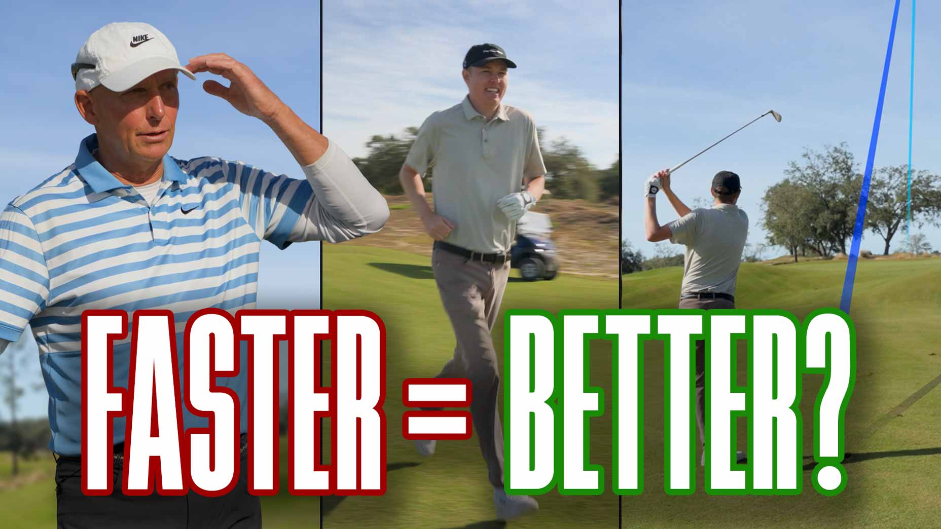 Steal this speed-golf trick for more crisp and consistent ball striking Steal this speed-golf trick for more crisp and consistent ball striking