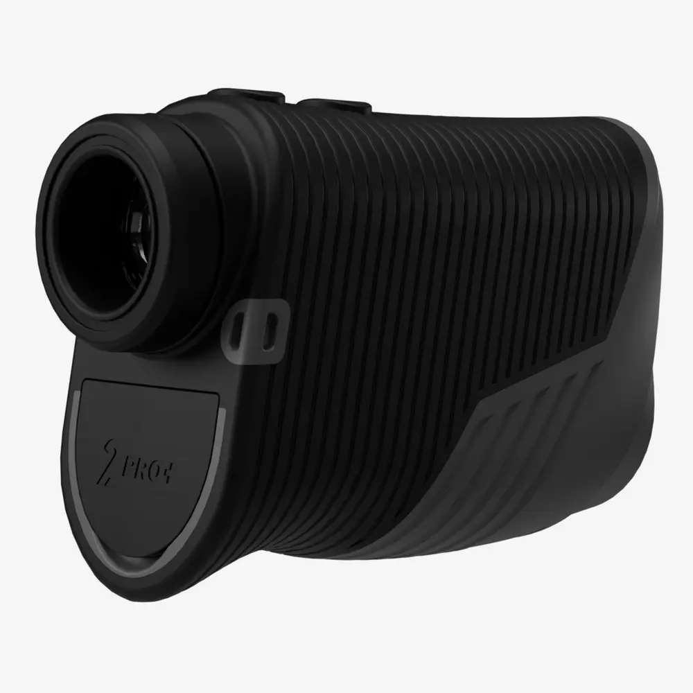 It's a black, compact, and modern-looking handheld with a ribbed shape, a prominent round lens on the left side, and a panel labeled Z Pro+ on the front—one of the best deals under $50.