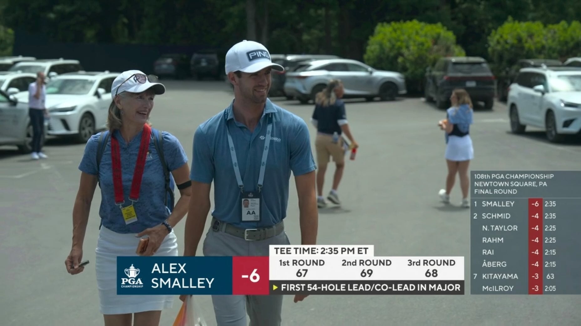 As Alex Smalley leads the PGA, his mother's role is getting attention As Alex Smalley leads the PGA, his mother's role is getting attention