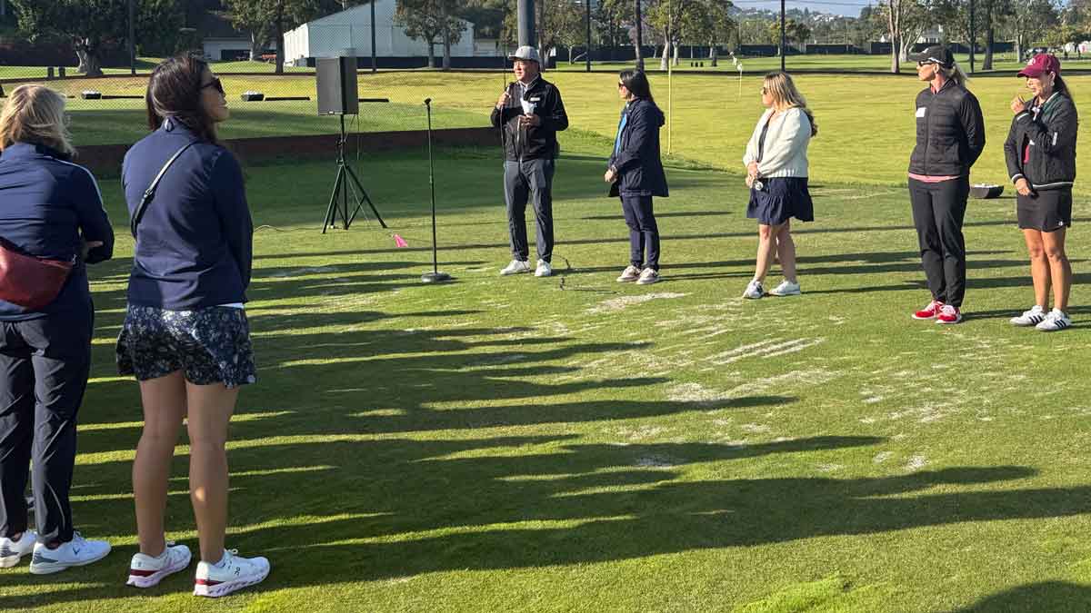 golf with us conference at Riviera CC