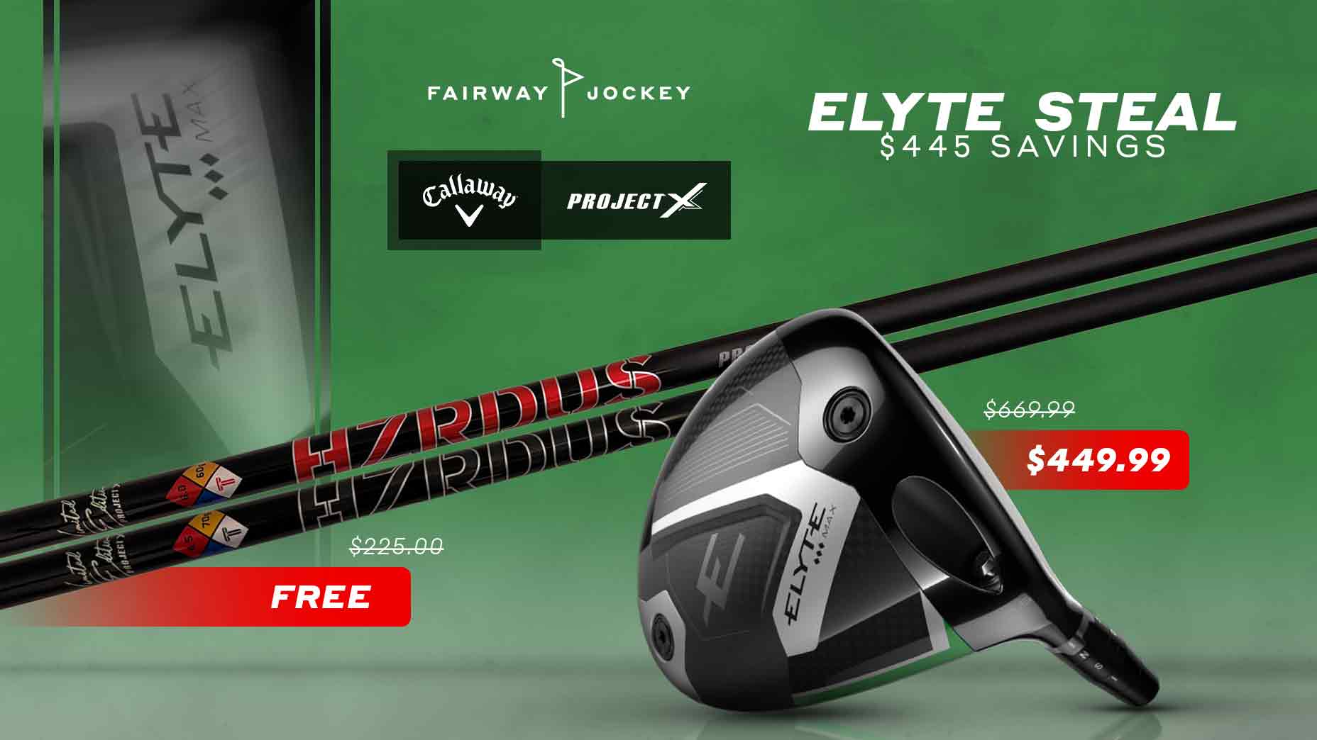 This incredible driver deal includes a free shaft upgrade worth 5 This incredible driver deal includes a free shaft upgrade worth 5
