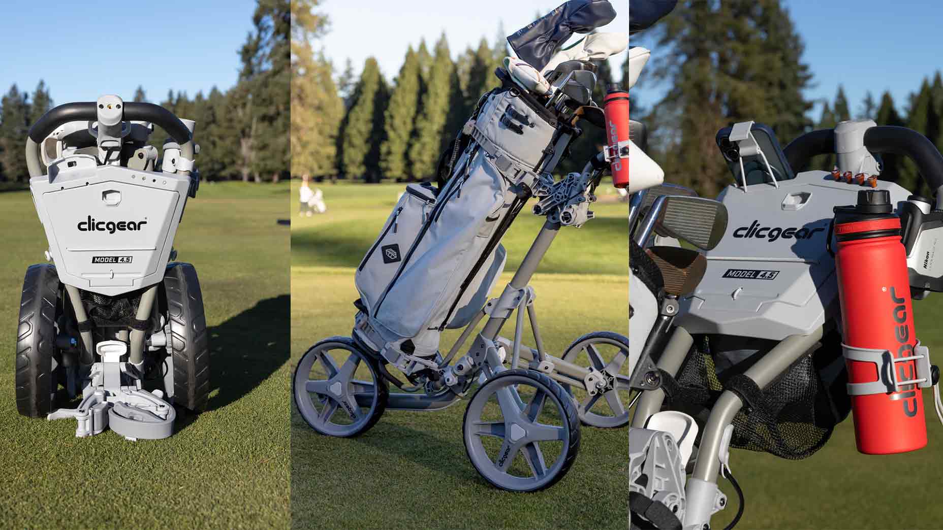 This foldable push cart includes every useful feature you can imagine This foldable push cart includes every useful feature you can imagine