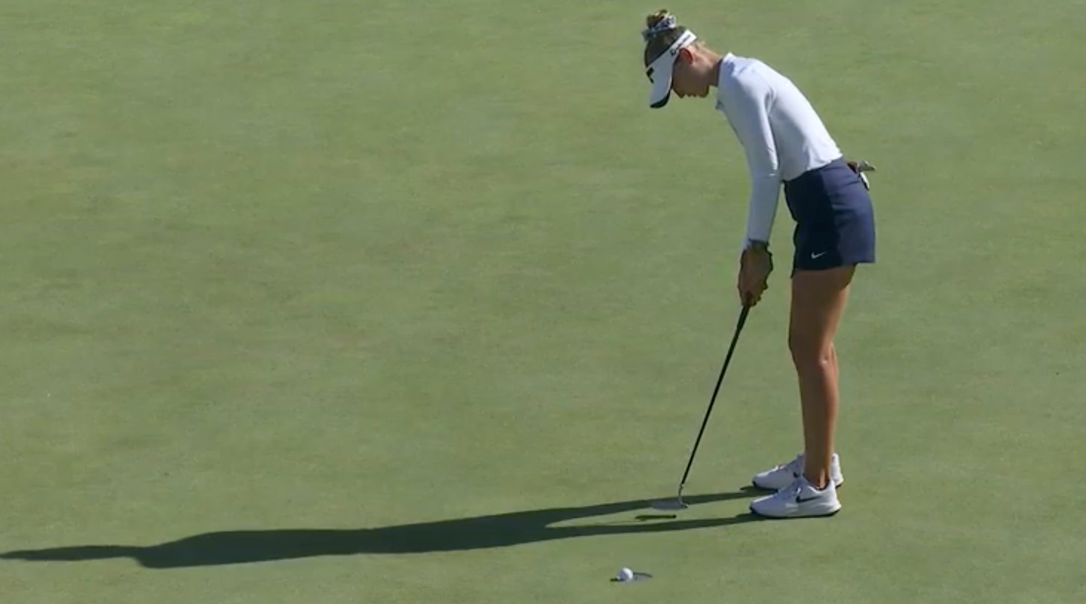 nelly korda over winning putt at 2026 us women's open