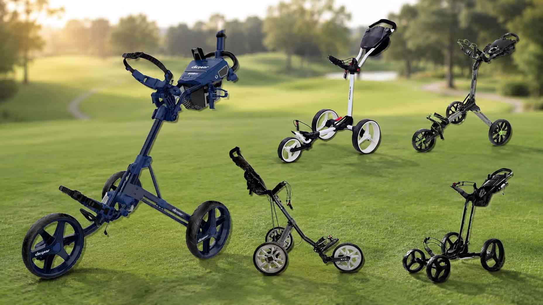 Skip the cart fees: 5 golf push carts we love