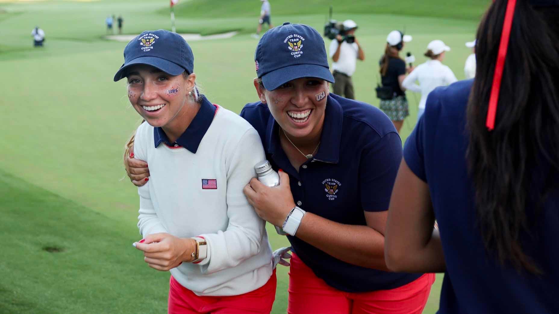 USA wins Curtis Cup after historic performance from college star
