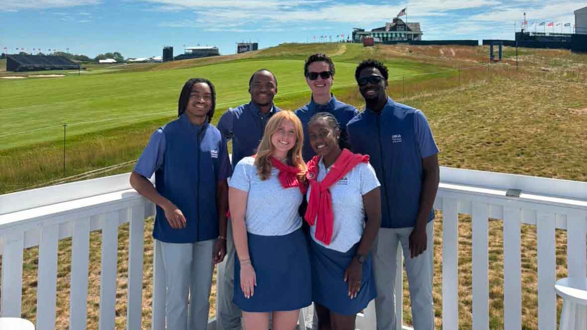 At U.S. Open, college students getting crash course in golf-career development