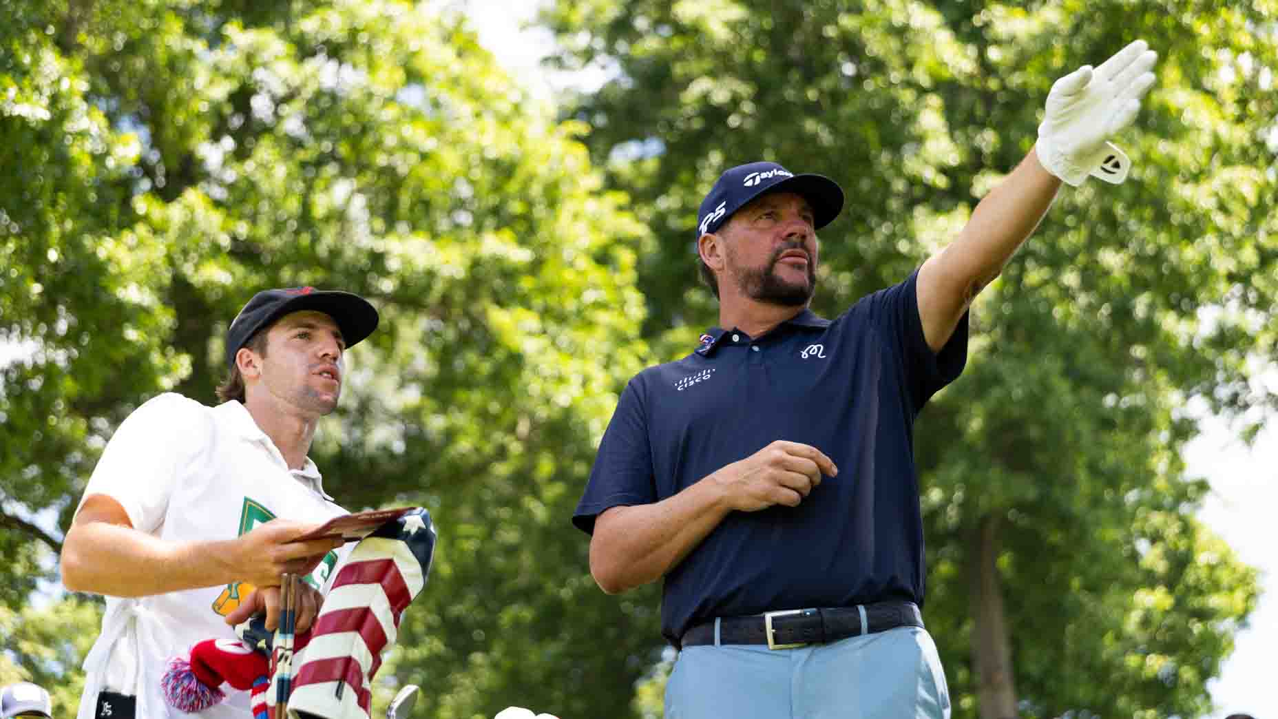 ‘All hell breaks loose’: Michael Block’s dream senior tour debut ends in disaster