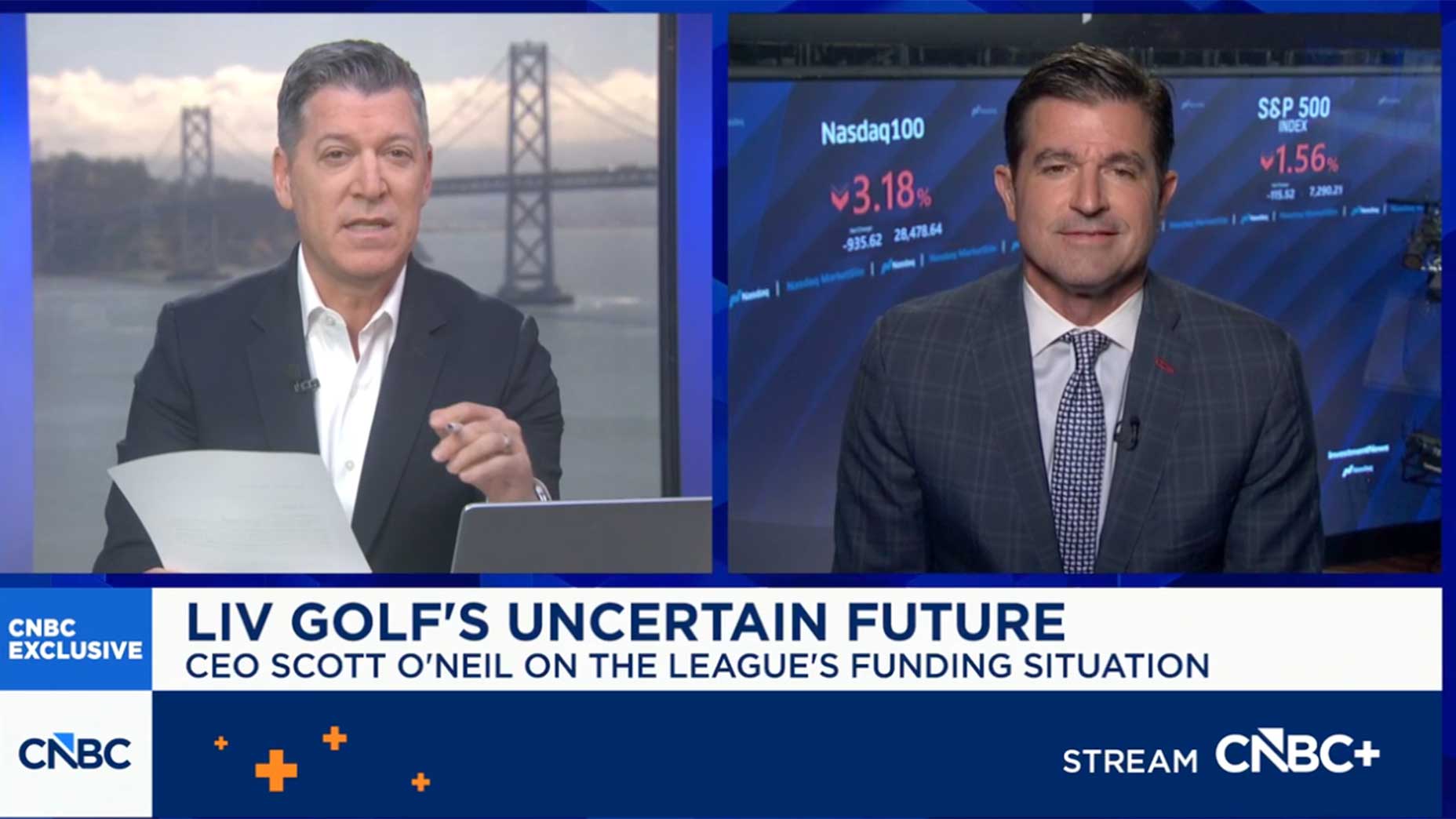 LIV Golf’s chief executive avoids an important question about the league’s upcoming events LIV Golf’s chief executive avoids an important question about the league’s upcoming events