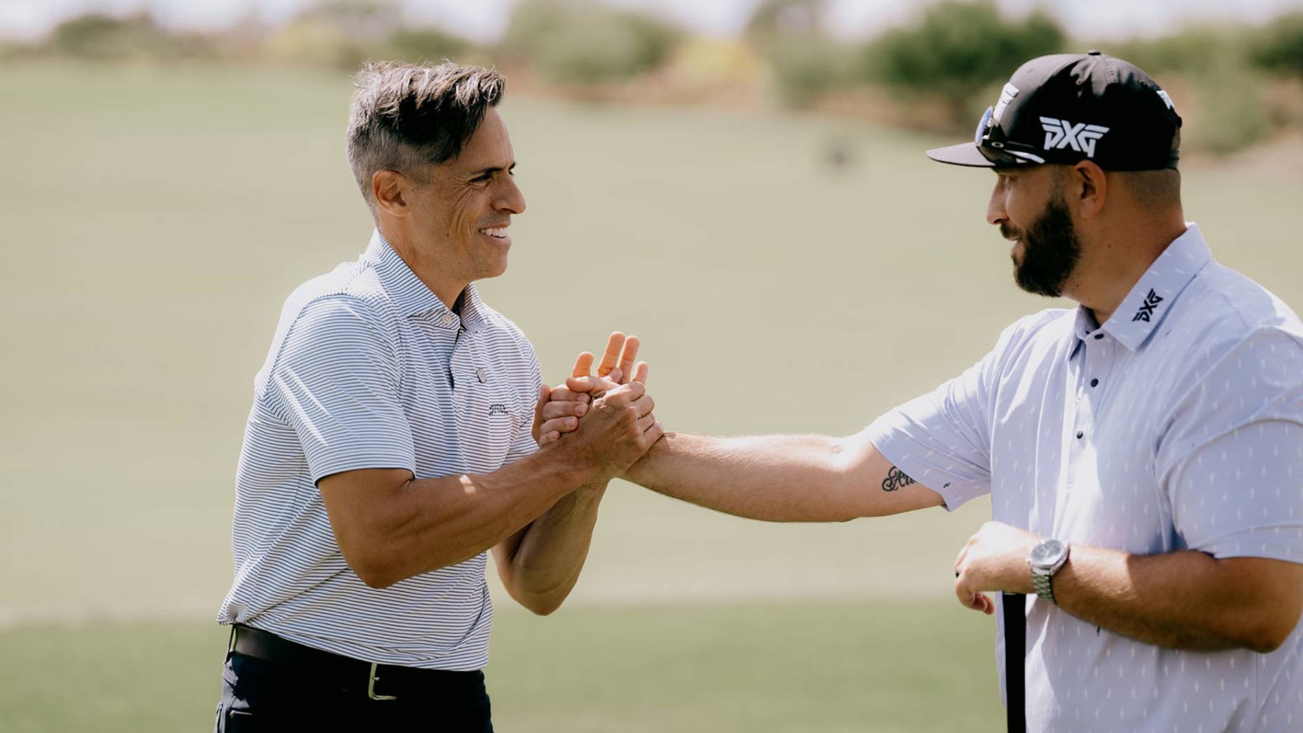 All smiles with PXGs Anthony Gagliano at Scottsdale National Golf Club