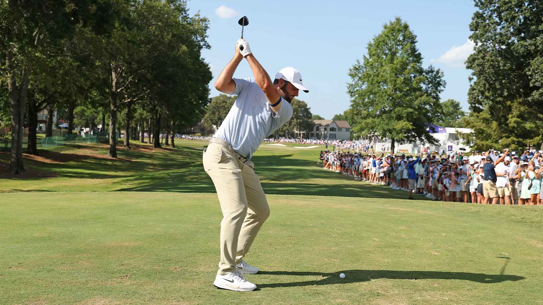 Scottie Scheffler’s athletic Nike golf shoes suit his powerful swing
